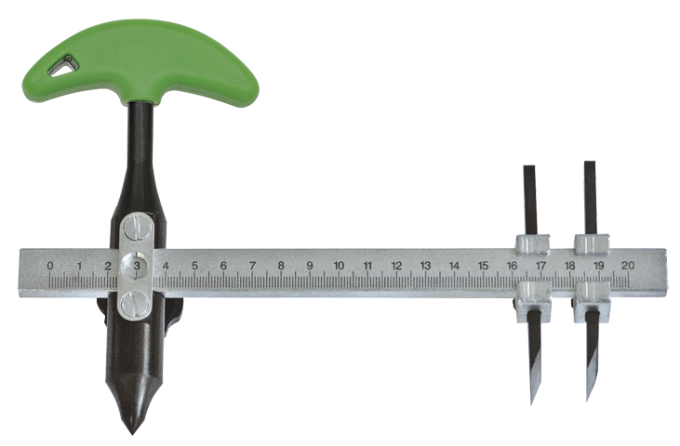 Wycinak do krążków z 2 nożam 40-400mm KUKKO 322-400