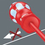 Wkrętak śrubokręt ze stali nierdzewnej VDE 360i Płaski 4,0mm WERA 05022731001 - 9