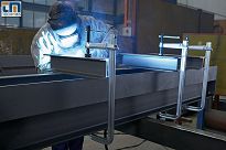 Ścisk śrubowy ślusarski 300/175mm stalowy wzmocniony STBM BESSEY STB30M - 2