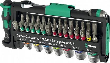 Tool-Check PLUS Imperial 1, 39 części WERA 05049060001