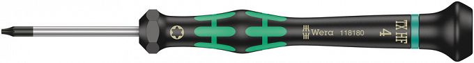 Wkrętak śrubokręt precyzyjny TORX HF 4 z funkcją przytrzymującą WERA 2055 PZ WERA 05118180001