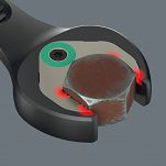 Zestaw kluczy płasko-oczkowych z grzechotką 6000 Joker Black Edition 11 Set 1, 11 części WERA 05020017001 - 5