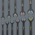 Zestaw kluczy płasko-oczkowych z grzechotką 6000 Joker Black Edition 11 Set 1, 11 części WERA 05020017001 - 8