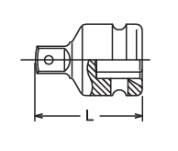 Adapter udarowy redukcyjny 2.1/2″ → 1.1/2″ KOKEN - 2