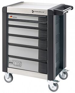 Wózek warsztatowy TTS 6-szufl. antracytowy z Nakładkami, 1021x823x 497 mm; max obciążenie: 30kg na szufladę; 750 kg na Wózek 95VA/6 A STAHLWILLE 81200058