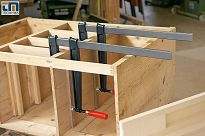 Ścisk śrubowy stolarski żeliwny głęboki 400x300mm TGNT BESSEY TGN40T30 - 2
