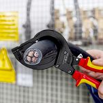 Nożyce Izolowane Zapadkowe do Kabli 45mm KNIPEX 95 36 315 A - 2