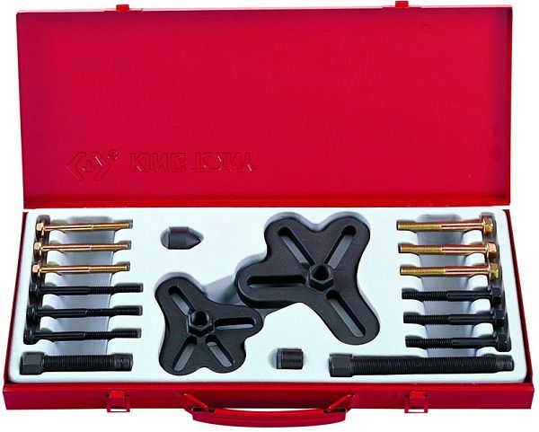 Zestaw ściągaczy do koła kierownicy 18 cz., kaseta KING TONY 9BG11