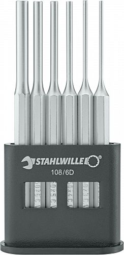 Zestaw Wybijaków 6-Częściowy w stojaku 108/6 D - STAHLWILLE 96700701