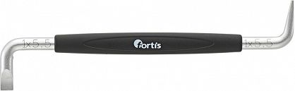Klucz trzpieniowy, kątowy Schl.5,5+5,5x125mm FORTIS 4317784730310