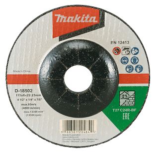 Tarcza 115x6x22 szlifierska do betonu MAKITA D-18502