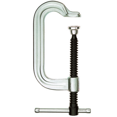 Ścisk śrubowy ślusarski 150/75 mm 