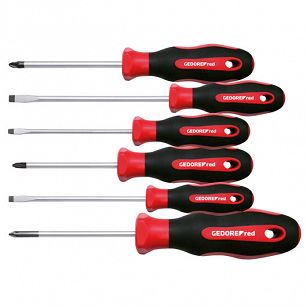 Zestaw wkrętaków śrubokrętów 6-częściowy PZ GEDORE RED R38002106 3301271
