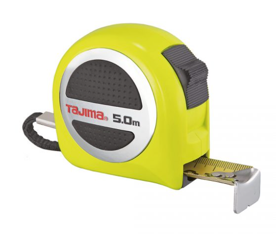 Miara zwijana dwustronna stalowa 5m x 25mm W-THICK Lock TAJIMA GASP25