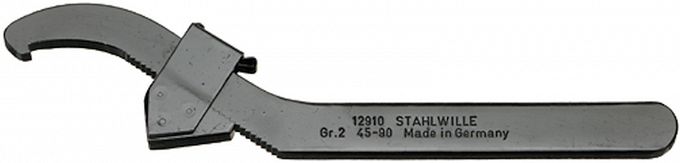 Klucz Hakowy nast.rozm.3 95-165mm do nakr.z rowkiem 12910 GR. 3 95-165 STAHLWILLE 44010003