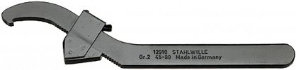 Klucz Hakowy nast.rozm.3 95-165mm do nakr.z rowkiem 12910 GR. 3 95-165 STAHLWILLE 44010003