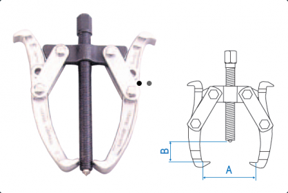 Ściągacz do łożysk 2-ramienny 6 KING TONY 7962-06