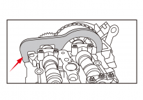 Zestaw do synchronizacji rozrządu do silników łańcuchowych diesel BMW N47/N47S/N57 2,0 i 3,0 KING TONY 9AT2107E - 2