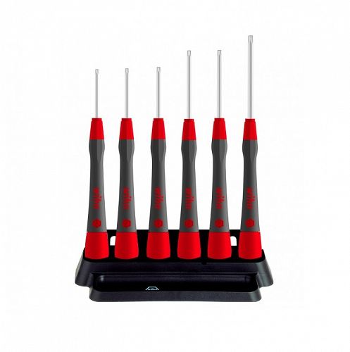 Wkrętak śrubokręt precyzyjny zestaw PicoFinish® TORX® MagicSpring® 6-cz. z uchwytem 42998 WIHA
