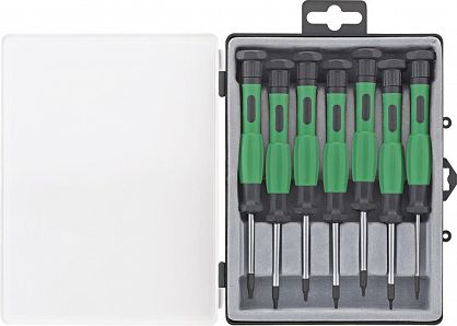 Zestaw wkrętaków 7-częściowy Torx FORTIS elektronicznych 4317784706056