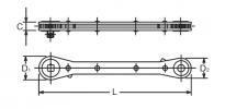 Grzechotka dwustronna 1/4