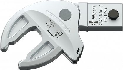 Samonastawny wtykowy klucz płaski 7870 Joker S, zakres pracy 10-13 mm, chwyt 9x12, 9x12 x 10-13 x 7/16-1/2" x 57.7 mm WERA 05020175001