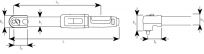 Klucz dynamometryczny 10-50Nm Izolowany DIN EN 60900/VDE 0682, z grzechotką 3/8