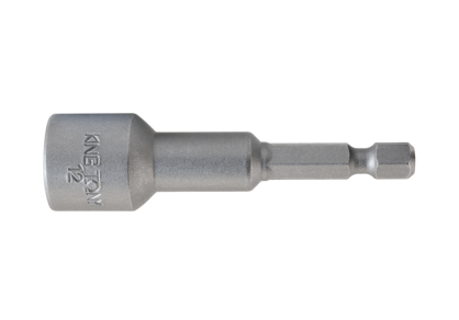 Uchwyt nasadkowy do wkrętarek niemagnetyczny 1/4" 12 x 65mm KING TONY 7606512M