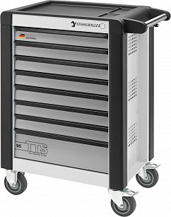 Wózek warsztatowy TTS 8-szufl.biały z Nakładkami, 1021x823x 497 mm; max obciążenie: 30kg na szufladę; 750 kg na Wózek 95/8 W STAHLWILLE 81200024