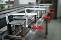 Ścisk śrubowy ślusarski stalowy 400x120mm classiX GS BESSEY GS40 - 4