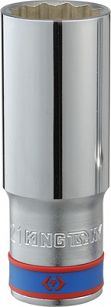 Nasadka długa 3/4" 30mm x 90mm 12-kąt. Cr-V KING TONY 623030M
