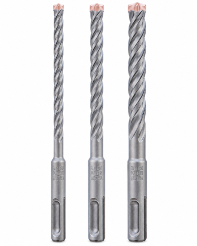Zestaw wiertła udarowe SDS-Plus do betonu 3szt. 6, 8, 10 x160mm FORCE X ALPEN 145531