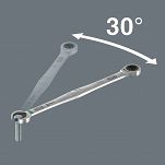 Klucz płasko-oczkowy z grzechotką 6007 Joker SB, długi, 10 x 209 mm WERA 05020351001 - 7