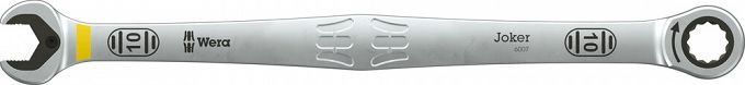 Klucz płasko-oczkowy z grzechotką 6007 Joker SB, długi, 10 x 209 mm WERA 05020351001