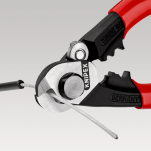 Nożyce do Cięcia Lin Stalowych do 5mm KNIPEX 95 61 190 - 3