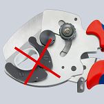 Obcinak do Rur Kompozytowych KNIPEX 90 25 40 - 4
