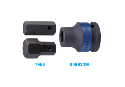 Uchwyt 1" do bitów udarowych 22mm KING TONY 809622M