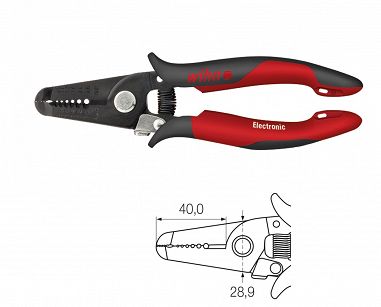 Szczypce do zdejmowania izolacji Electronic WIHA 33471