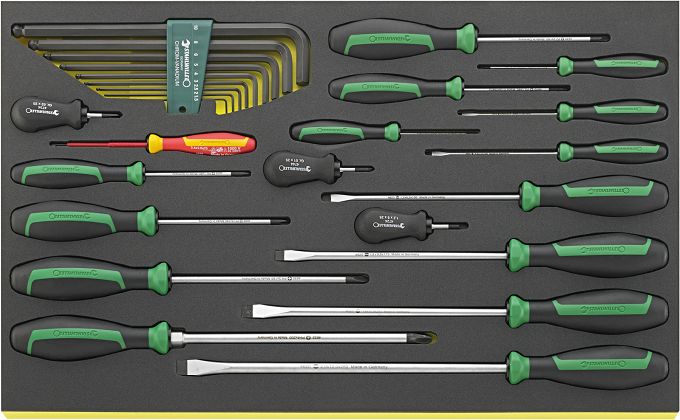 Zestaw TCS 3/3 Wkrętaków DRALL+ i imbusów 27-Częściowy TCS 4620/4660 VDE 10767 STAHLWILLE 96831168