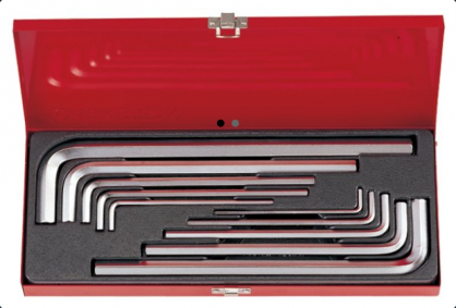 Zestaw imbusów 10 szt. 1125M - HEX 3 - 17mm w kasecie KING TONY 20210MR