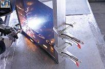 Szczypce zaciskowe 200/65 mm spawalnicze równoległe z regulowaną szczęką GRZ BESSEY GRZ20 - 4