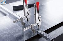 Szczypce zaciskowe 200/65 mm spawalnicze równoległe z regulowaną szczęką GRZ BESSEY GRZ20 - 3