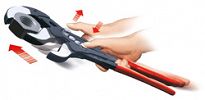 Szczypce Klucz do Rur z przyciskiem do 3 1/2 cala XL COBRA KNIPEX 87 01 400 - 4