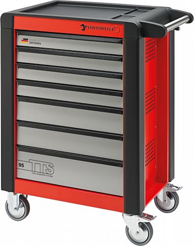 Wózek warsztatowy TTS 6-szufladowy z obiciami ABS, czerwony 95/6 R STAHLWILLE 81200011
