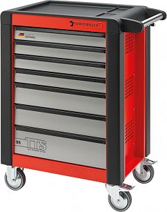 Wózek warsztatowy TTS 6-szufladowy z obiciami ABS, czerwony 95/6 R STAHLWILLE 81200011