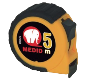 Miara zwijana SOFT, obudowa ABS + elastolan, 8m/25mm MEDID 70008