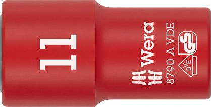 Klucz nasadowy 8790 A VDE Zyklop, izolowany, 1/4", 11 x 41 mm WERA 05005937001