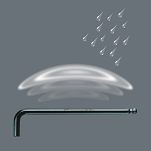 Zestaw imbusy wytrzymałe długie z kulką 1.5-10mm + imbusy długie Torx TX 8-40 WERA 145440 - 5