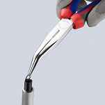 Szczypce tnące półokrągłe (wydłużone typu „bociani dziób”) KNIPEX 26 25 200 - 7