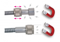 Chwytak giętki z końcówką magnetyczną 381mm, średnica końcówki 18mm, udźwig 3KG KING TONY 2121A-15 - 2